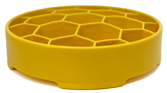 Honeycomb Design eBowl Enrichment Slow Feeder Bowl for Dogs